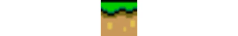 an image various blocks of the ground from Super Mario World